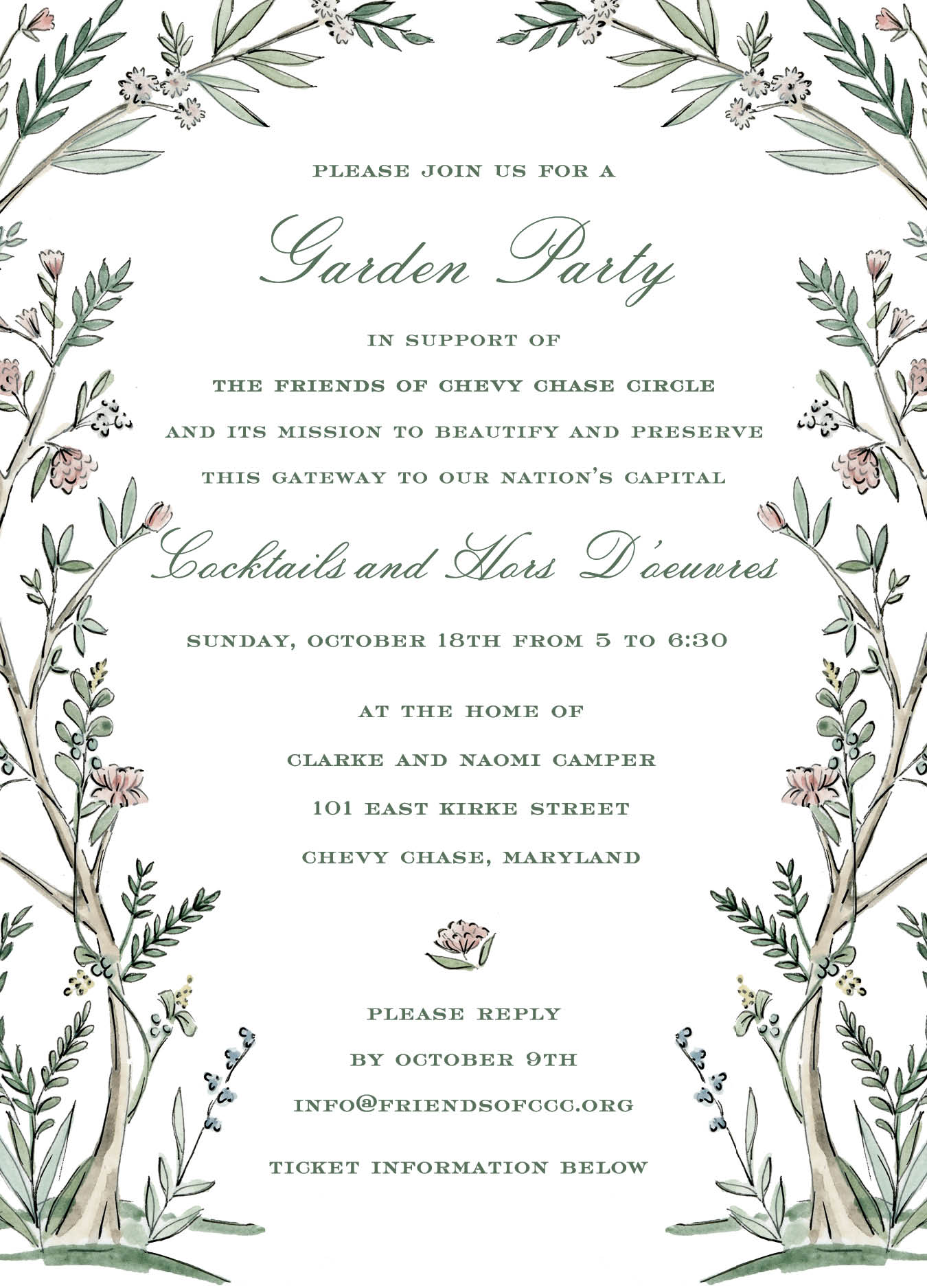 Invitation for October 9th